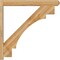 Ekena Millwork Merced Craftsman Rough Sawn Outlooker, Western Red Cedar, 6"W x 44"D x 44"H OUT06X44X44MRC04RWR - alternate 2